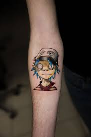 Tattoo By David Leon Tattoos Gorillaz Tattoo Inspiration