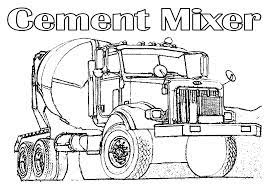 When we think of october holidays, most of us think of halloween. Cement Mixer Coloring Page Coloring Home