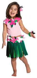 Ideas For Luau Party Outfit Could Make With Felt Hula Girl Costume Hawaiian Costume Luau Outfits