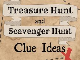 If you know, you know. 10 Best Treasure Hunt And Scavenger Hunt Clue Ideas Hobbylark