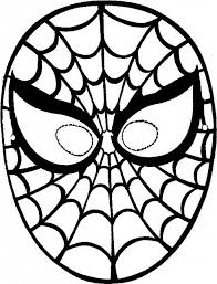 Maschera Di Spiderman Per Il Carnevale Da Colorare Per Bambini Disegni Di Automobili Maschere Carnevale