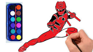The samurai power rangers have the capacity to turn thoughts into power and summon various objects. How To Draw Power Ranger Power Rangers Samurai Coloring Pages Youtube
