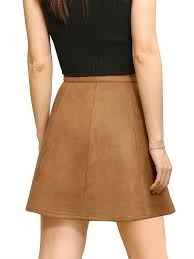 Black A Line Mini Skirt Women S Mid Rise Button Closure Front Bonded Suede A Line Mini Skirt Dress Green S Us 6 Ad Button Sponsore A Line Mini Skirt Mini Skirt Dress Mini Skirts