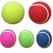 Points are awarded whenever the opponent fails to return the ball within the prescribed dimensions of the court. Inflatable Tennis Ball Assorted Big W