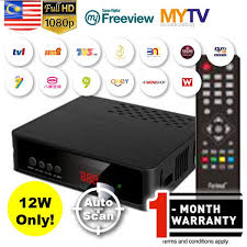 Siaran digital untuk tv yang tiada yuran langganan bulanan dan pertama di malaysia / malaysia's first and no. Myfreeview Tv Decoder Dvbt2 Dvbt 2 Digital Tv Mytv Shopee Malaysia
