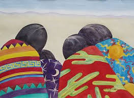 Her Sisters Art Print By Mitzi Miles Kubota Sisters Art Art Art Prints