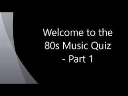 80s Music Quiz Name That Tune Party Game Part 1 Youtube