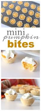 Mini Pumpkin Pie Bites Recipe Mini Pumpkin Pies Bites Thanksgiving Food Desserts Dessert Recipes Easy