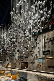 Gallery Ceiling Installation Glass Lighting Palms Hotel