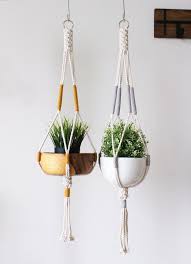 Macrame Plant Hanger Hanging Planter Color Block Plant Etsy Block Color Hanger Hanging Holder Macrame Plant Hanger Macrame Plant Macrame Plant Hangers