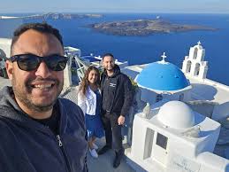 We are enjoying Santorini with Tony! And, since this church in Santorini is  one of the best known places in Greece, we thought this was the best place  to leave our second