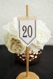 Adorable Hanging Diy Table Numbers Table Numbers Wedding Diy Diy Table Numbers Wedding Table Numbers Template