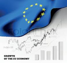 Eu Economics Illustration With The Stock Vector