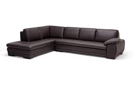 Lowest price of the summer season! Diana Dark Brown Sofa Chaise Sectional Reverse Wholesale Interiors