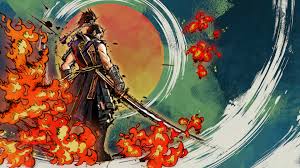 Samurai digital wallpaper, sword, blood, fantasy, armor, weapon. Samurai Warriors 5 Wallpaper 4k 7 3160