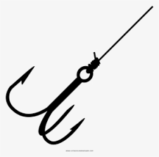 279 this will show you how to create a fishing hook for very small fish out of a household item. Fishing Hook Coloring Page Fishing Line And Hook Transparency Png Transparent Png Transparent Png Image Pngitem