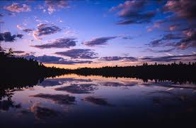 Sunset on a lake, Sweden (Fuji GSW690ii  Fuji Provia 100f) : ranalog