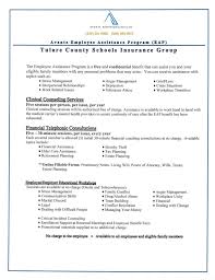 An employee assistance program, or eap, is one example of how you can help employees resolve a variety of issues that contribute to stress, which in turn depending on the situation, employees can access certain services from the safety and privacy of their own home. Employee Assistance Program Insurance Information Porterville Unified School District