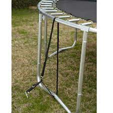 One of the exciting playful items that should be tied down is a trampoline. 2 Pack Jumpking Acc Ak Anchor Tie To Ground Kit For Trampolines In Windy Areas Outdoor Trampolines Outdoor Toys Structures