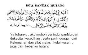 Amalkan setiap kali anda selesai solat dengan. Doa Power Langsai Hutang Di Tips Rezeki Melimpah Facebook