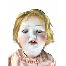 Antique 152 L.W. & Co. 11 Louis Wolf German Bisque Composition Baby Doll  20"