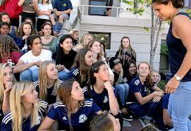Carli anne lloyd (born july 16, 1982) is an american professional soccer player who plays as a midfielder or forward for nj/ny gotham fc in. Carli Lloyd Keeps It Real With Kids During Santa Cruz Stop Santa Cruz Sentinel