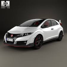 3d Model Of Honda Civic Type R Hatchback 2015 Honda Civic Type R Honda Civic Honda