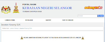 Sila muat turun manual tatacara permohonan jawatan kosong. Rasmi Jawatan Kosong Suk Pejabat Setiausaha Kerajaan Negeri Selangor Terkini 2019 Jawatan Kosong Kerajaan Swasta Terkini 2020