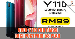 Customers not on digi postpaid may register with us and head over to any digi store to check your eligibility. You Can Get The Vivo Y11d For Just Rm99 Under The Digi Postpaid 58 Plan Technave
