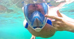 Full face, κολύμβησης στις χαμηλότερες τιμές H Epanastatikh Maska 8alasshs Poy Epitrepei Thn Anapnoh San Psari Ti Les Twra