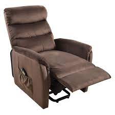 electric fabric lift chair recliner and footrest w remote control brown leather recliner chair lift chairs recliner with ottoman