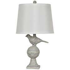 Crestview Collection Gray Song Bird Table Lamp 33k85 Lamps Plus Table Lamp Lamp Grey Table Lamps