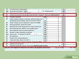 Department of the treasury—internal revenue service. How To Fill Out Irs Form 1040 With Pictures Wikihow