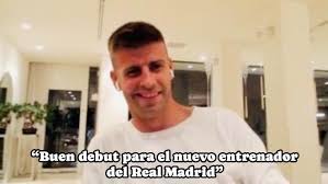 📲 Gerard Piqu&eacute; in Twitch stream: &ldquo;Good debut for the new Real Madrid  coach.&rdquo;