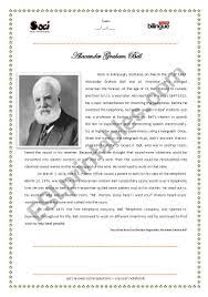 Alexander Graham Bell - Esl Worksheet By Rosemendonca