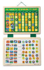 Melissa Doug Magnetic Responsibility And Chore Chart Developmental Toys Encourages Good Behavior 90 Pieces 40 005 Cm H X 29 845 Cm W X 1 27 Cm L