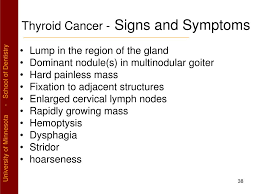 People with thyroid cancer may experience the following symptoms or signs. Ppt Thyroid Disease Powerpoint Presentation Free Download Id 5661258