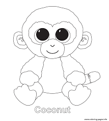 Print Coconut Beanie Boo Coloring Pages Unicorn Coloring Pages Cool Coloring Pages Cartoon Coloring Pages