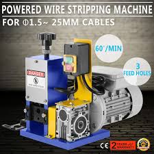 Automatic cut and strip machines designed to process various types of wire and cable applications. Free Shipping 220v Powered Electric Wire Stripping Machine Cable Stripper 1 5 25mm Copper Wires Cables Aliexpress