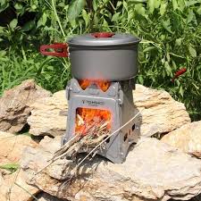 The Ultralight Titanium Wood Burner Camping Stove Is A Multi Purpose Super Tool For Fire Camping Stove Outdoor Stove Camping Wood Stove