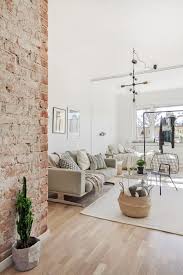 54 Eye Catching Rooms With Exposed Brick Walls Bright Living Room House Interior Interior