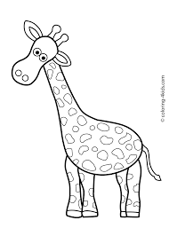 Giraffe Animals Coloring Pages For Kids Printable Free Zoo Animal Coloring Pages Giraffe Coloring Pages Farm Animal Coloring Pages