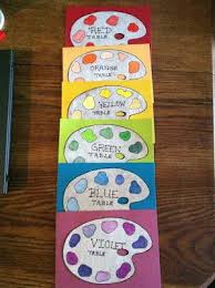 Table Labels For When I Have My Own Tables Again Art Classroom Organization Art Classroom Decor Art Classroom
