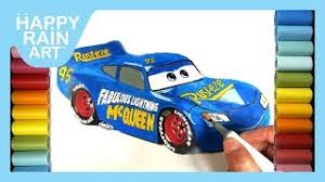 Lightning mcqueen coloring pages from cars 3 page free printable. How To Color Fabulous Lightning Mcqueen Learn Colors For Kids Coloring Pages For Children Youtube