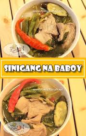 Sinigang Na Baboy Recipe Recipe Sinigang Sinigang Na Baboy Recipe Recipes