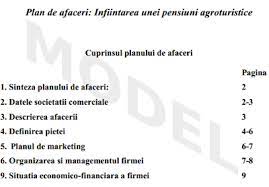 Detalii investitie necesara pornirii afacerii. Model Plan De Afaceri Pentru Infiintarea Unei Pensiuni Agroturistice Plandeafacere Ro