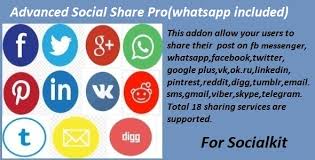 Advanced Social Share Pro For Socialkit Social Sharing Psd Template Website Social