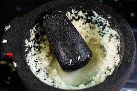 Seasoning A Brand New Mortar And Pestle