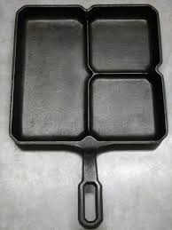 Griswold Colonial Skillet No 666 Cast Iron Bacon And Egg Skillet Frying Pan Griswold Cast Iron Cast Iron Cooking Cast Iron Recipes