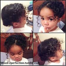 I Hope My Baby Has Thick Curly Hair Like Me I Would Know What To Do With It Lol With Images Mixed Girl Hairstyles Baby Girl Hair Baby Girl Hairstyles